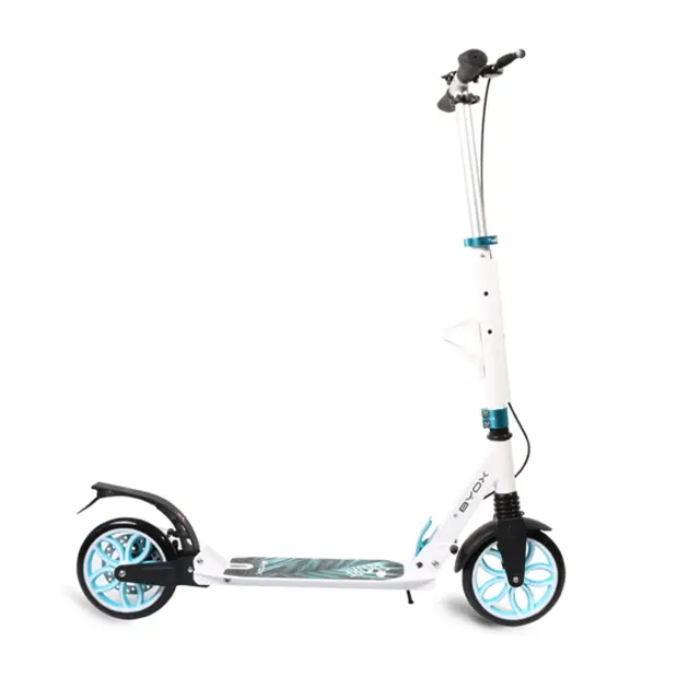 Byox Πατίνι Scooter Fiore με Κουδουνάκι και Θήκη Νερού Blue Byox 3