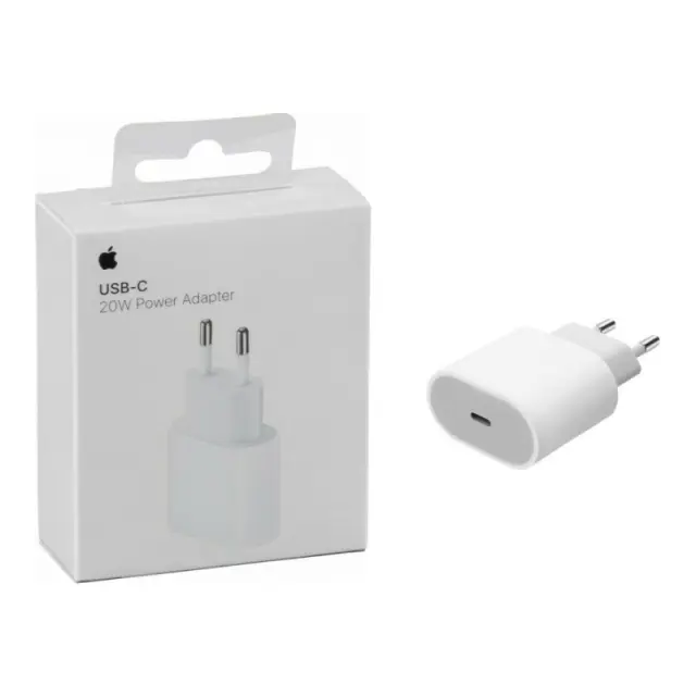 Apple Φορτιστής Χωρίς Καλώδιο με Θύρα USB-C 20W Λευκός (Power Adapter)