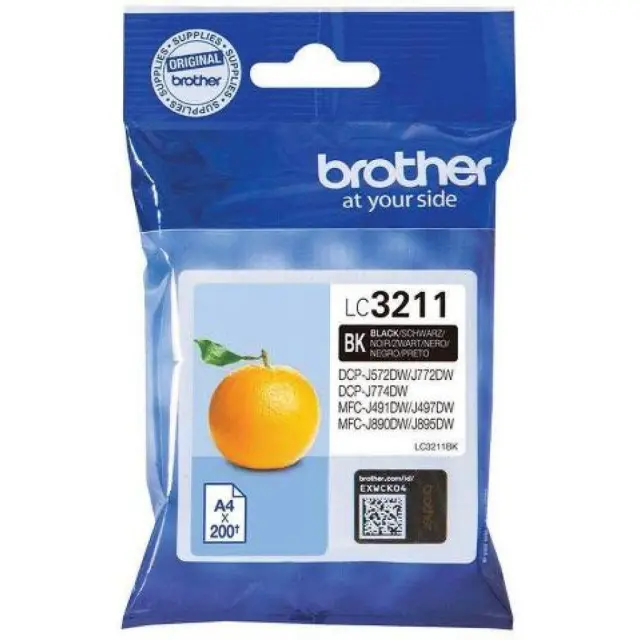 Brother Μελάνι Inkjet LC-3211BK Black (LC-3211BK) (BRO-LC-3211BK)