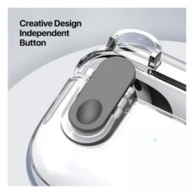 Θήκη TPU & PC Dux Ducis Apple AirPods 4 με Γάντζο PECL Διάφανο N66663 3