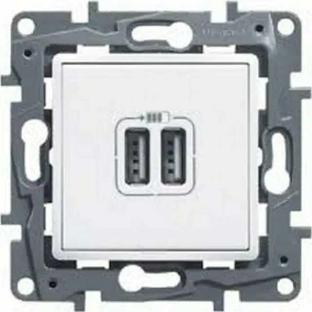 VALENA 2 USB CHARGER A+A 3A 15W WHITE