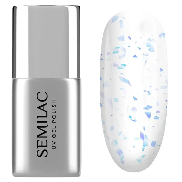 Semilac No Wipe Matte Snow Floe 7ml