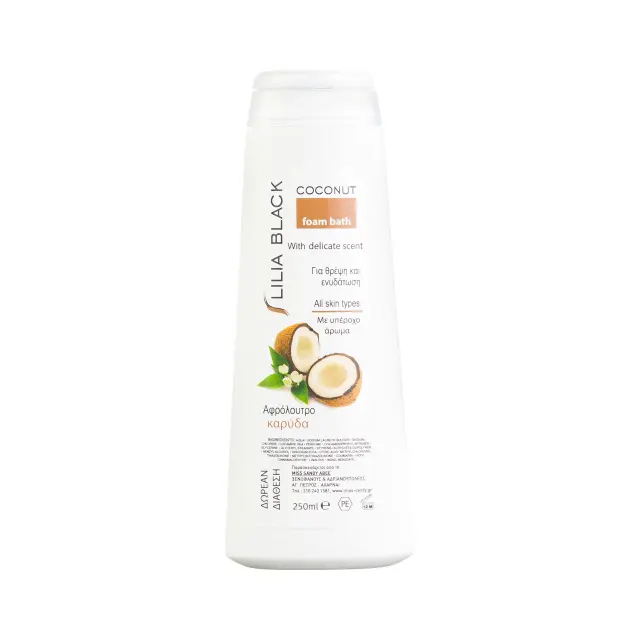 Lilia Black Αφρόλουτρο Καρύδα 250ml