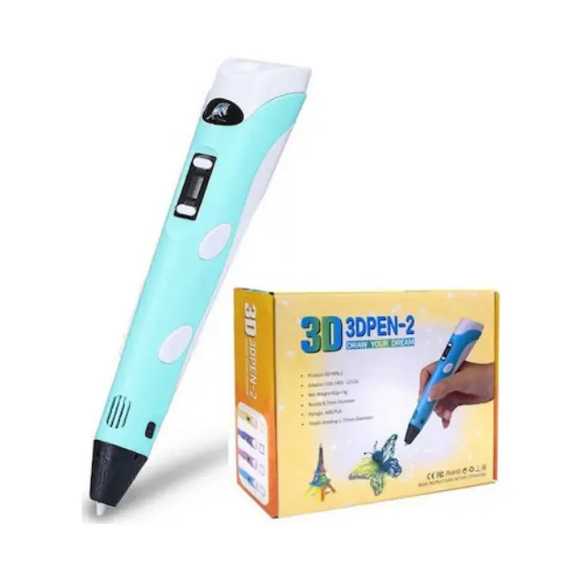 3D Pen Στυλό Για Τρισδιάστατη Σχεδίαση Γαλάζιο