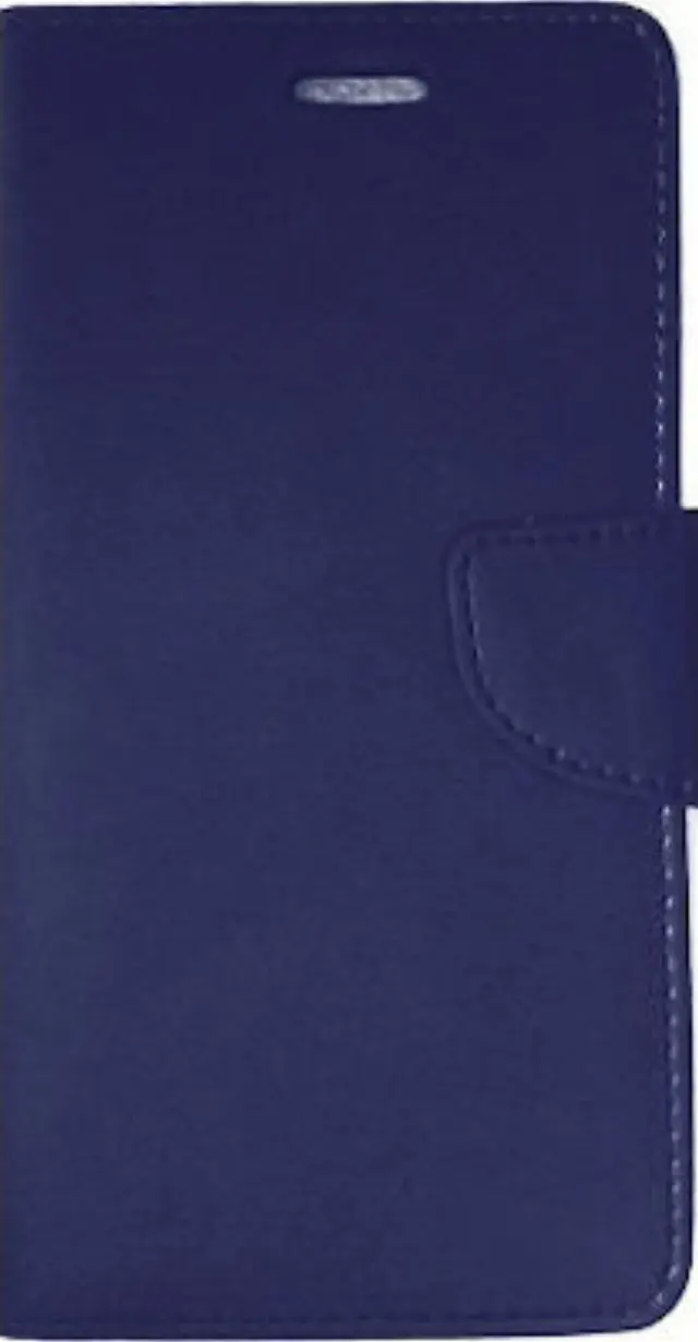 Θήκη Book με Δυνατότητα Stand και Υποδοχή Καρτών Μπλέ (Samsung Galaxy A50)