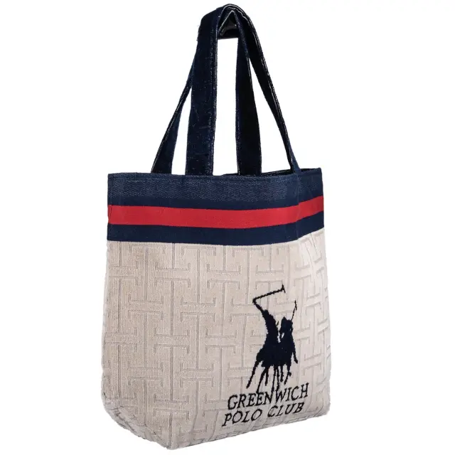 GREENWICH POLO CLUB ΤΣΑΝΤΑ ΘΑΛΑΣΣΗΣ 55Χ40 ESSENTIAL 5226 BLUE, TAUPE 2
