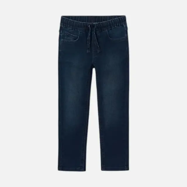 Mayoral Παντελόνι Soft Denim Jogger Μαύρο Μπλε για Αγόρι
