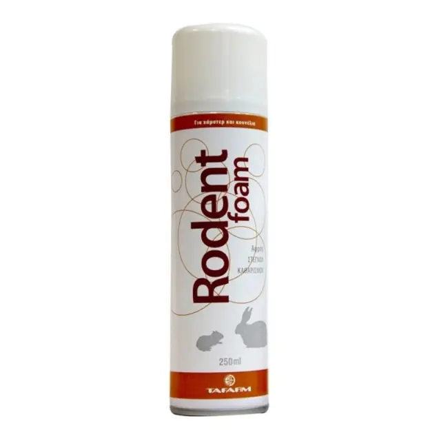 Tafarm Rodent Foam Αφρός Στεγνού Καθαρισμού για Τρωκτικά 250ml