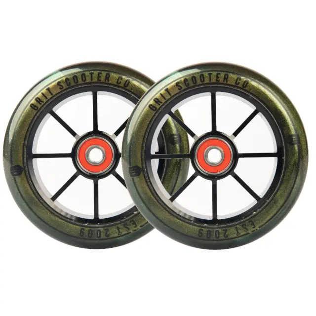 GRIT Alloy Wheels 110 - Black/Gold 2