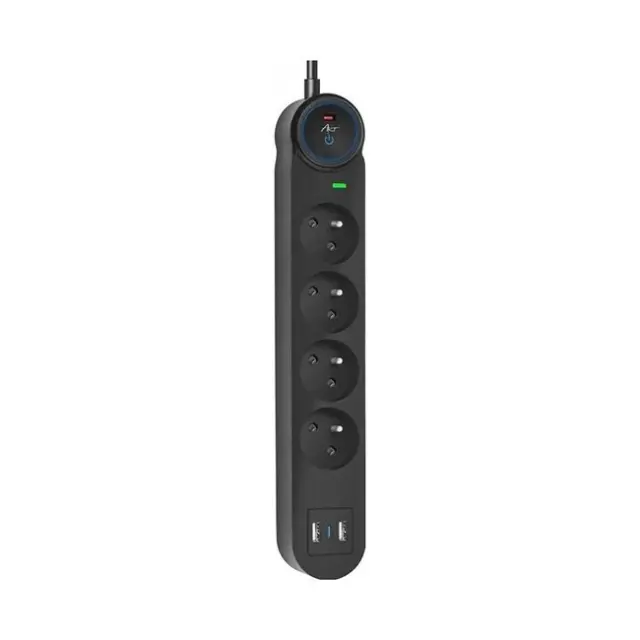 ART Power Strip FU815 4socket Black (FU815)