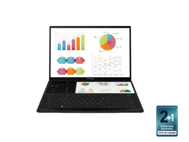 Notebook Laptop Asus Zenbook UX8406CA-OLED-PZ068X Duo 14 OLED /U9-285H / 32GB/ 2TB SSD/ Intel Arc Graphics/ Windows 11 Pro/ 2Y 90NB14X1-M00A40