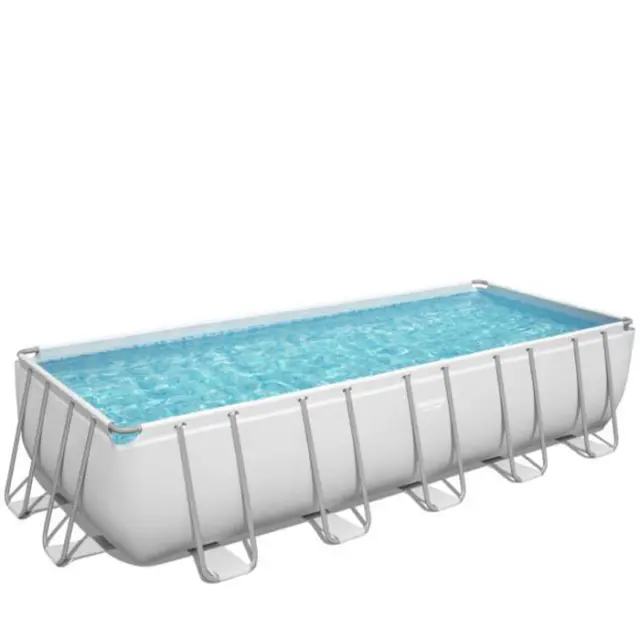 Πισίνα BESTWAY POWER STEEL RECTANGULAR FRAME POOL 7.32x3.66x1.32m