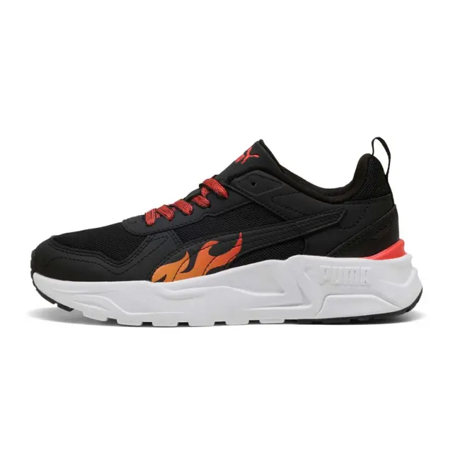 Puma Youth Trinity 2 Lite Sparks JR Μαύρο - Πορτοκαλί 407736-01 (Puma)
