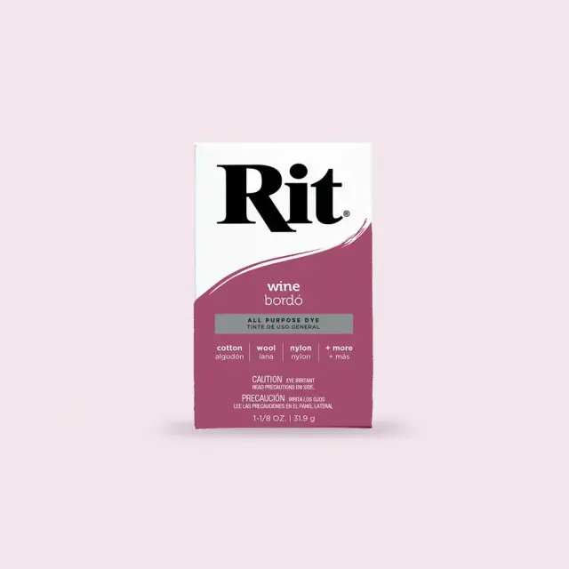 Rit Dye Powder All-Purpose Βαφή Υφασμάτων – Wine 31,9g 2