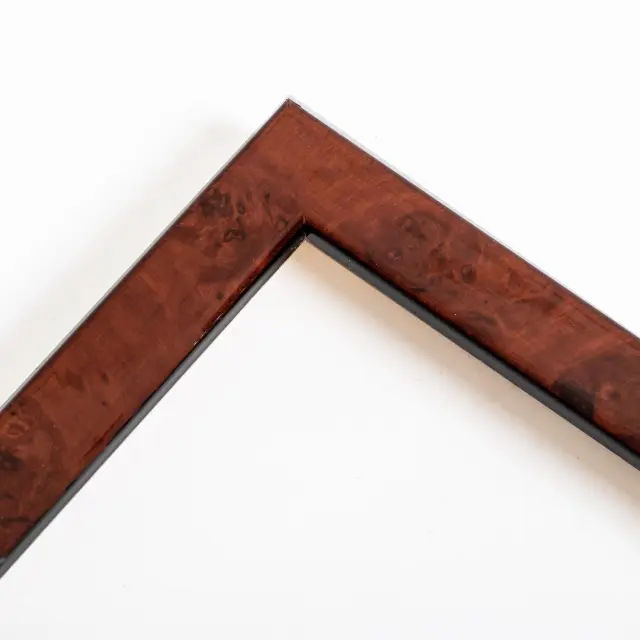 κορνίζα ξύλινη για πτυχίο , φωτογραφία κ.λ.π 40Χ60cm - χρώμα καφέ τριανταφυλλιά Κ500/39 2