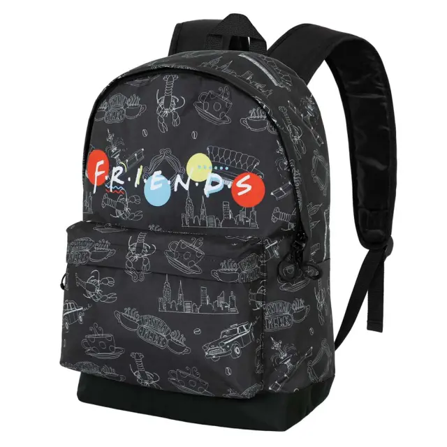 Τσάντα Friends Black FAN HS Backpack 2.0 Friends Lights - 05960