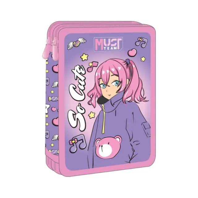 Must Κασετίνα Διπλή Γεμάτη So Cute (000586321)