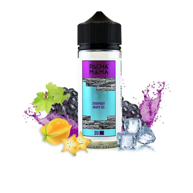 Pacha Mama Starfruit Grape Ice 30ml (120ml) - Charlie's Chalk Dust Flavorshots