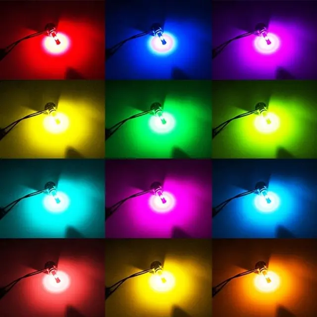 Led Rgb H1 φώτα αυτοκινήτου- Headlights colouted lights 60w 2