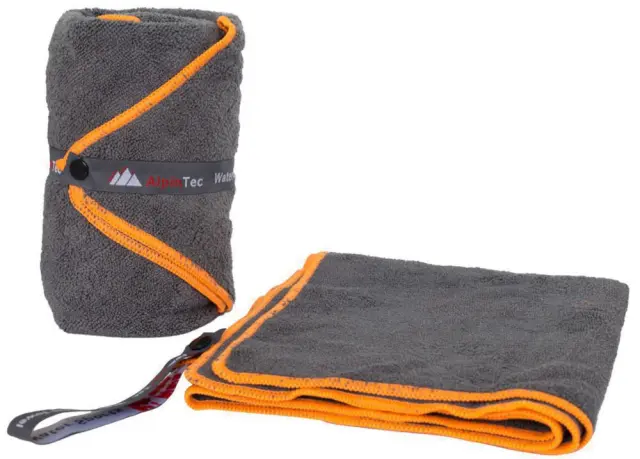 Πετσέτα Antibacterial 150x75cm DrySoft AlpinTec Orange 4891321728676