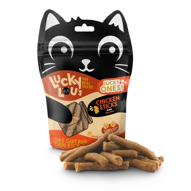 Lucky Lou Lucky Ones Sticks Κοτόπουλο Grain Free – Gluten Free – GMO Free – Sugar Free 50gr