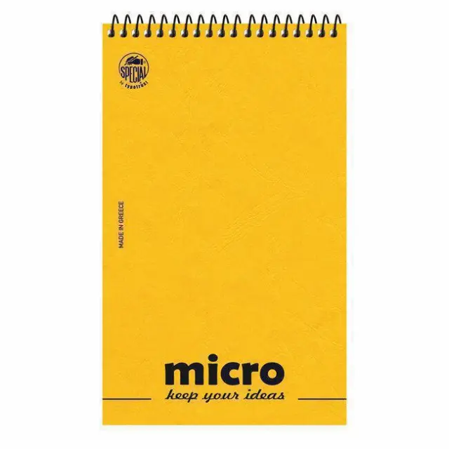Μπλοκ Σπιράλ Ριγέ Micro 2 Θεμάτων Νο 2Α 8,8×14,5cm / 4605-1 (Typotrust) 3