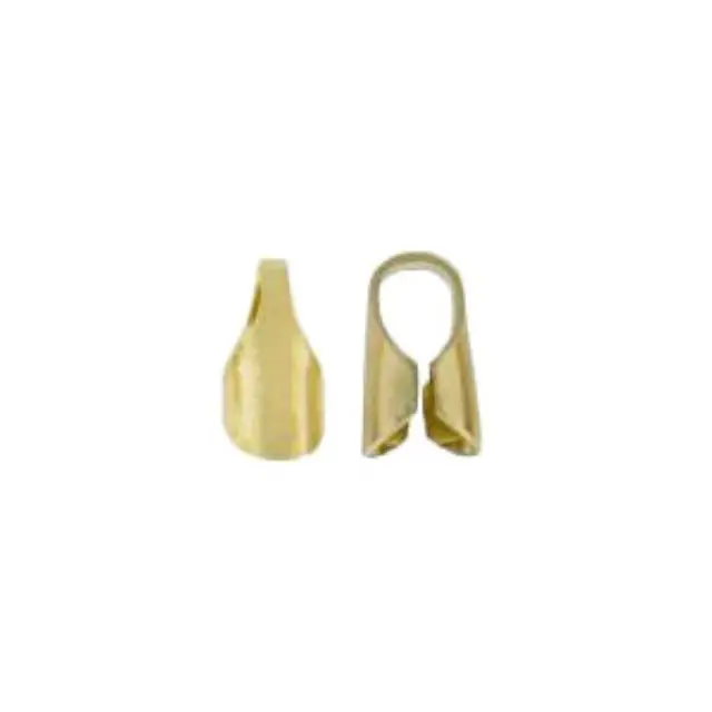 Ακρόδέκτης για Κορδόνια 3mm - Gold Filled 14K - 8mm - 2τεμ