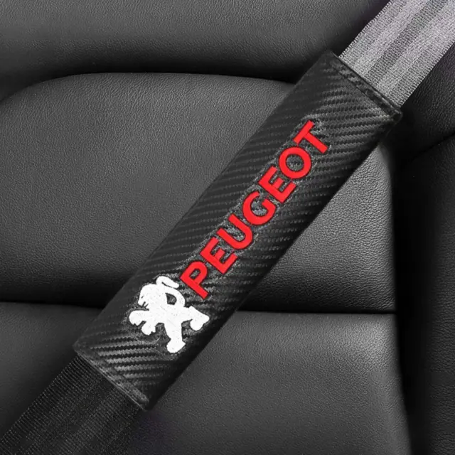 Προστατευτικά μαξιλαράκια ζώνης carbon 2τμχ OEM – Peugeot