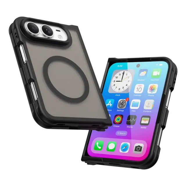Techsuit® HaloFrost II MagSafe για iPhone Duo -Black 3