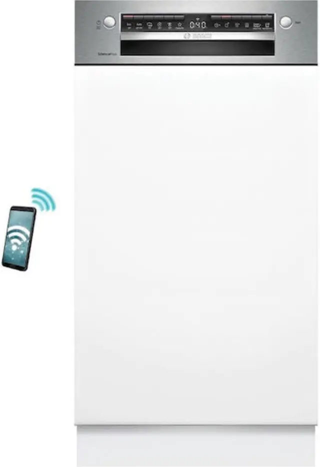 Bosch SPI4HMS49E Εντοιχιζόμενο Πλυντήριο Πιάτων για 10 Σερβίτσια Π45xY82εκ. Λευκό WiFi