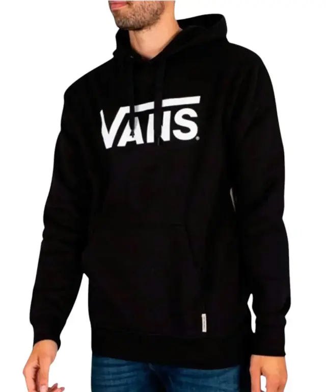Vans - Ανδρικό Φούτερ Με Κουκούλα Classic Po-B VN0A7Y3X-BLK Μαύρο - M