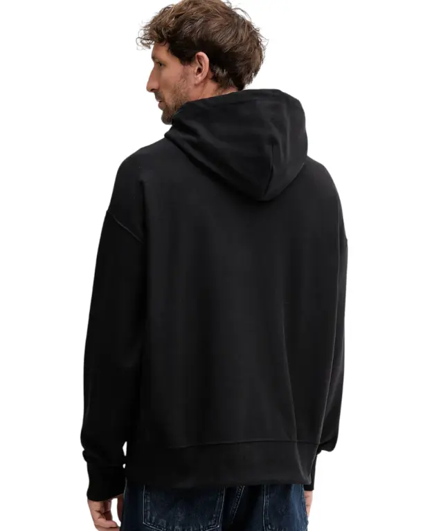 Calvin Klein - Ανδρικό Φούτερ με Κουκούλα Premium Terry Monogram LV04RC278G-UB1 Μαύρο 2