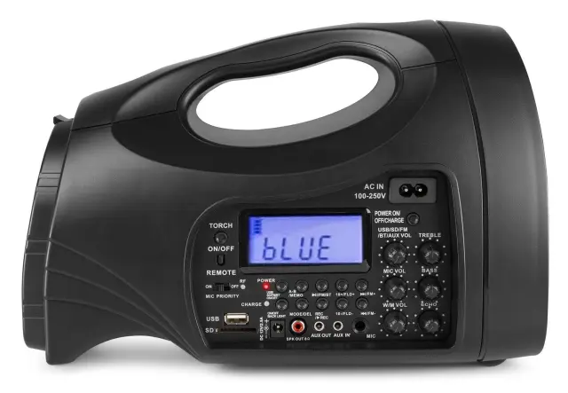 VONYX ST016 ΦΟΡΗΤΟ ΣΥΣΤΗΜΑ PA ΜΕ ΑΣΥΡΜΑΤΟ ΜΙΚΡΟΦΩΝΟ UHF 3
