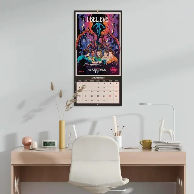 HMEΡΟΛΟΓΙΟ ΤΟΙΧΟΥ STRANGER THINGS 30X30 2027 CALENDAR CP27093 3