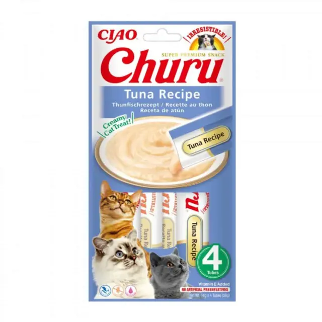 Inaba Churu Cat Κρεμώδης Λιχουδιά με Τόνο 56gr