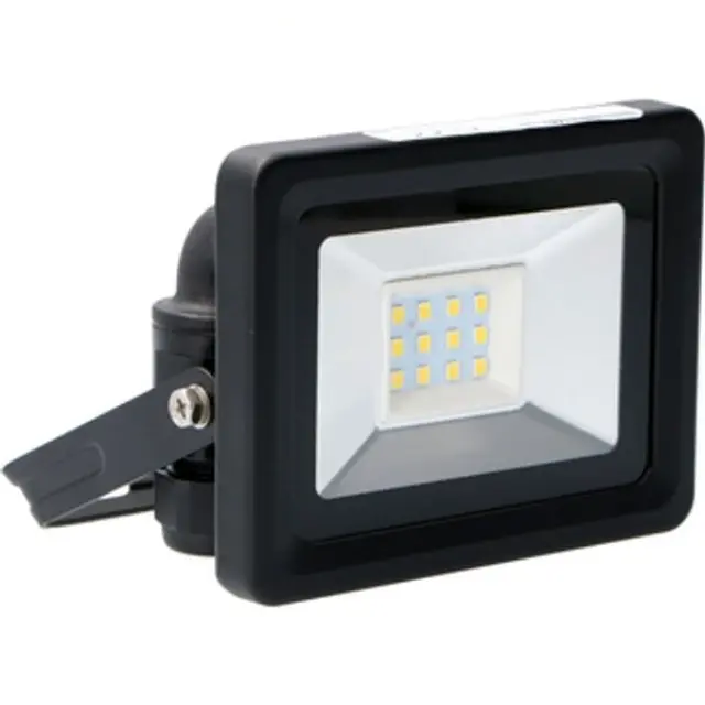 Floodlight - 10W 900lm 4000K IP65 - Black