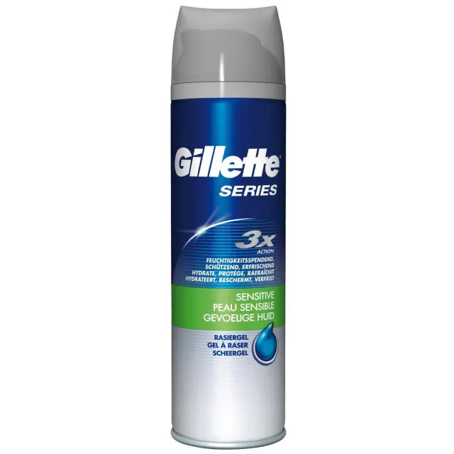 Gillette Gel Ξυρίσματος Series Shoothing with Aloe vera Sensitive 200ml