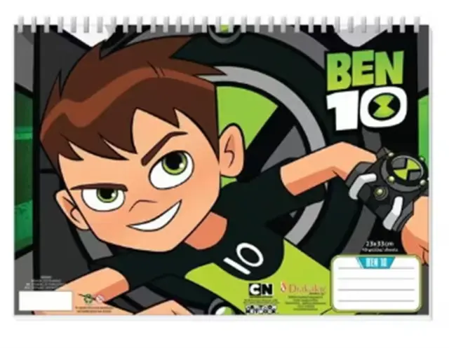 Μπλοκ Ζωγραφικής Ben 10 23x33 40 Φύλλα / 500212 (Διακάκης)
