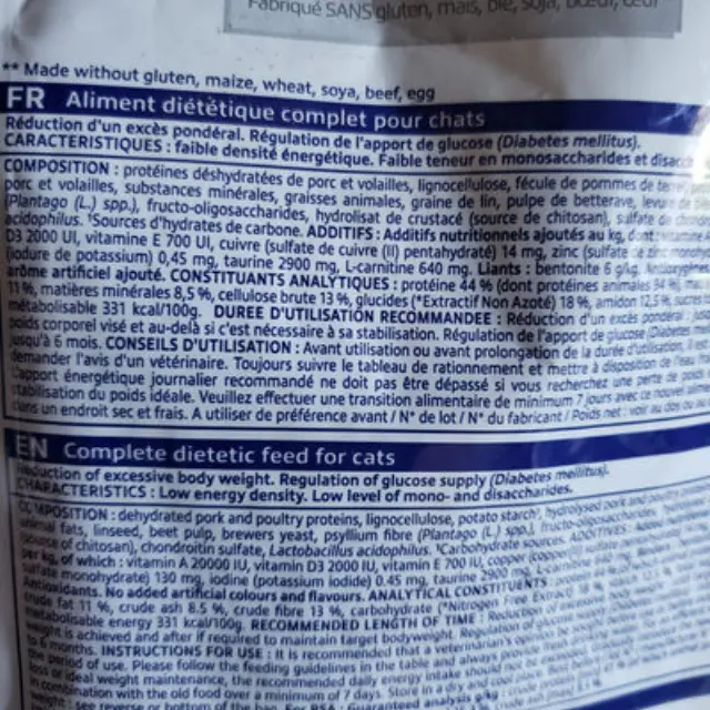 Virbac Cat Weight Loss & Diabetes 3kg