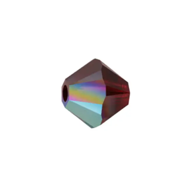 Swarovski 5328(241) XILION Bicone -Garnet AB- 4mm - 30τεμ