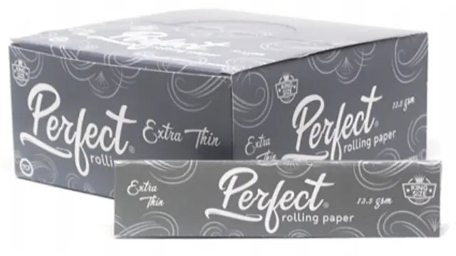 Perfect Χαρτάκια - Ασημί King Size Λεπτό Πάχος 50 τεμ.