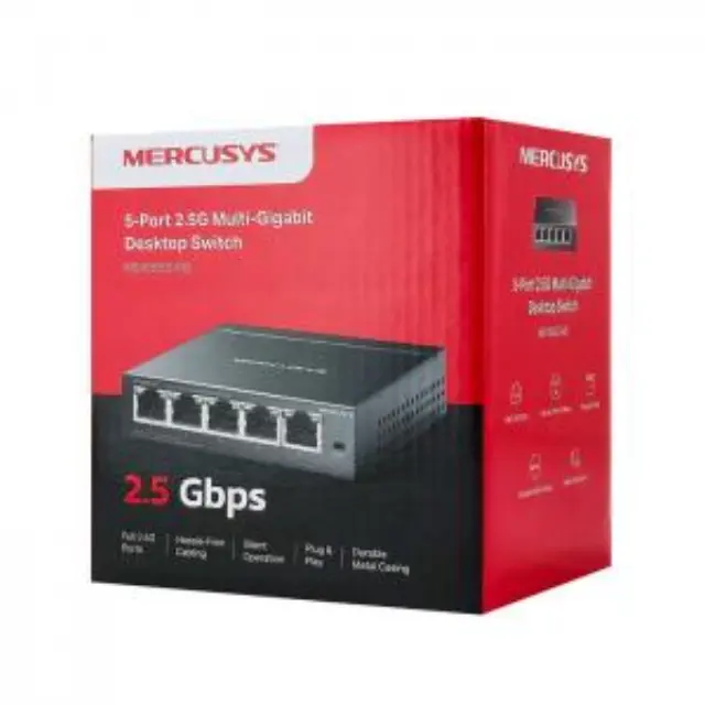 Mercusys 5-Port 2.5G Multi-Gigabit Desktop Switch (MS105GS-M2) (MERMS105GS-M2) 3