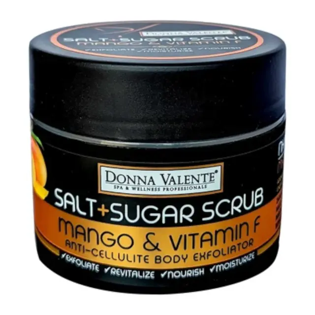 Donna Valente Salt & Sugar Scrub Mango & Vitamin F 250gr
