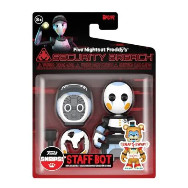 Funko Snaps! Five Nights At Freddys - Security Staff Bot - Single Snap Pack