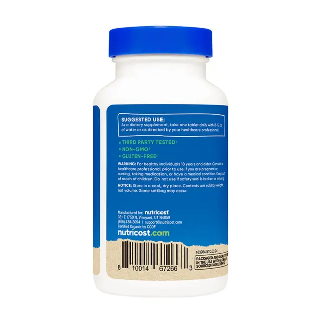 Nutricost Organic Spirulina 3