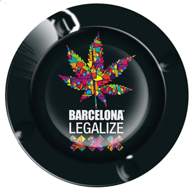 Legalize Μεταλλικό Τασάκι - Σχέδιο Barcelona Leaf