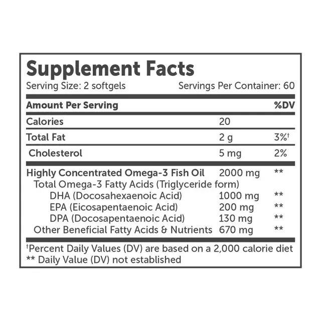 Enzymedica Aqua Biome Maximum Strength Omega 3 120 Softgels 2