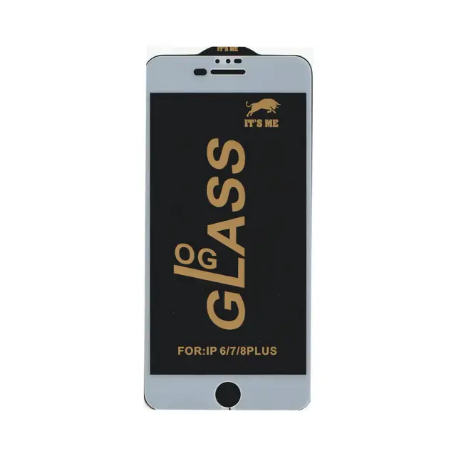 Προστατευτικό Τζάμι Οθόνης OG Full Face Tempered Glass Apple iPhone 6 Plus / 6s Plus / 7 Plus / 8 Plus Λευκό