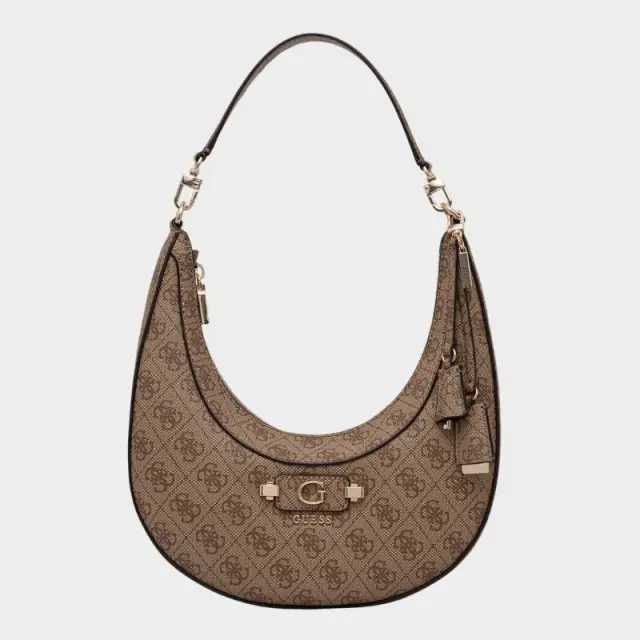 Guess - Γυναικεία Τσάντα Lindsey Hobo HWSG9749010-LTL Καφέ