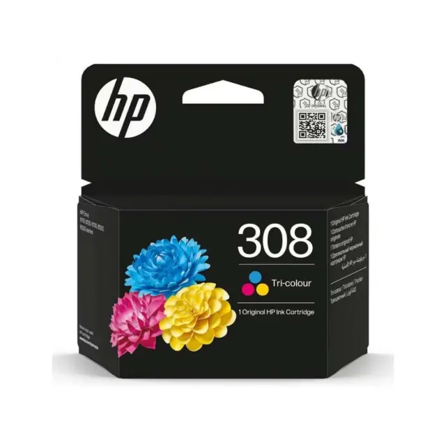 HP Μελάνι Inkjet No.308 Tri-Color (7FP20UE) (HP7FP20UE) HEWLETT PACKARD